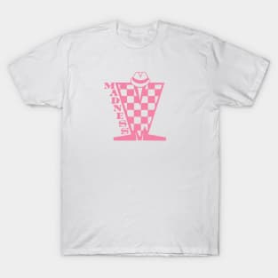 Madness Checkerboard HD - Pink T-Shirt